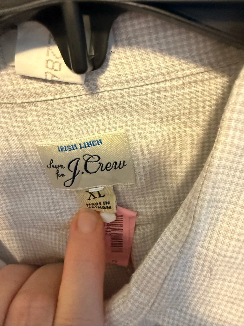 Light Blue Long-Sleeve Men's Button-Up Shirt